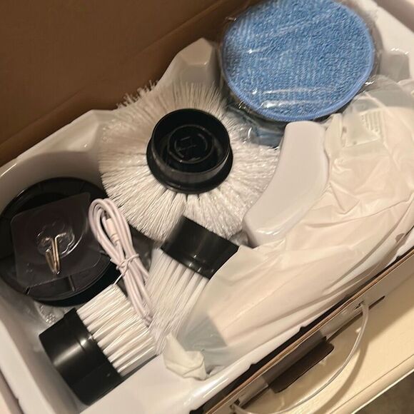 3me Lifestyle QX-018 Electric Cleaning Brush Multifunction Power Scrubber New - Picture 10 of 10